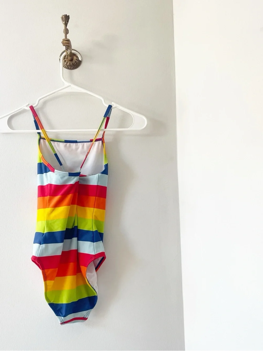 Hanna Andersson Rainbow Stripe One Piece Swimsuit | 130/8